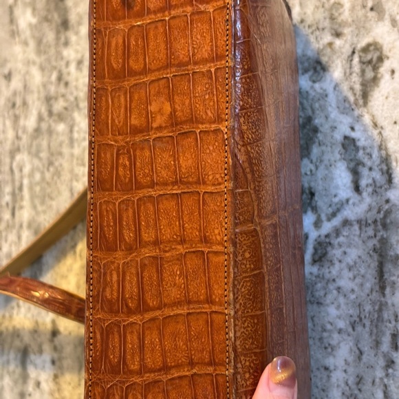 Vintage 1940’s Authentic Alligator Handbag - Picture 5 of 12